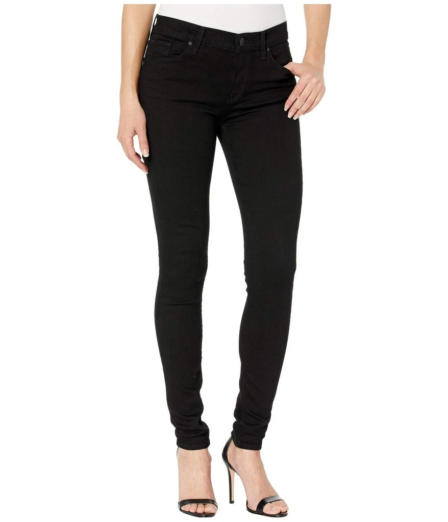 商品Hudson|Nico Mid-Rise Super Skinny in Black,价格¥830,第1张图片