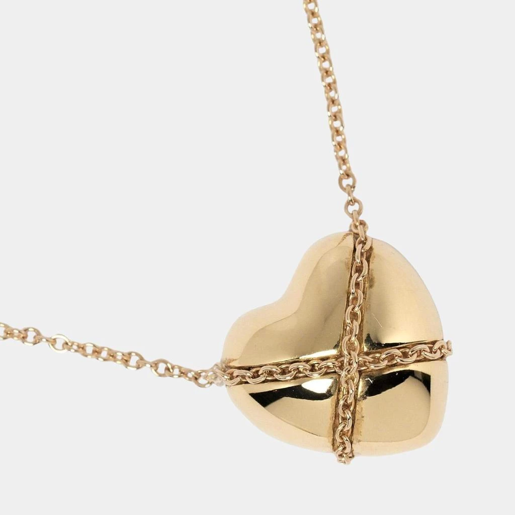 商品[二手商品] Tiffany & Co.|Tiffany & Co. Cross My Heart 18K Rose Gold Necklace,价格¥8686,第1张图片