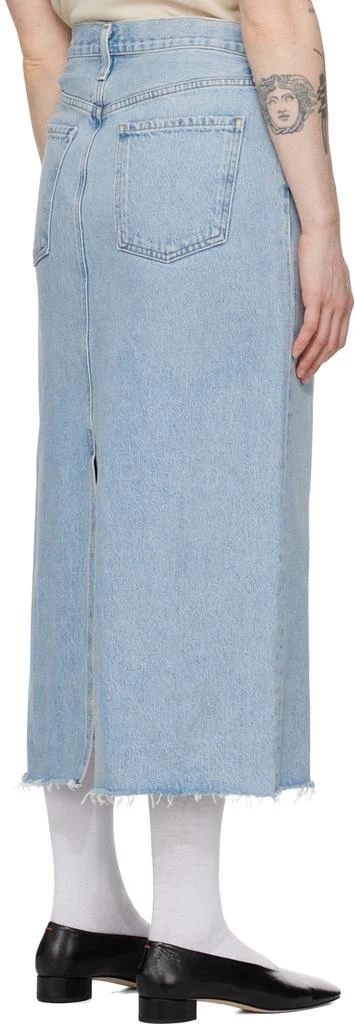 商品AGOLDE|Blue Della Denim Midi Skirt,价格¥810,第3张图片详细描述