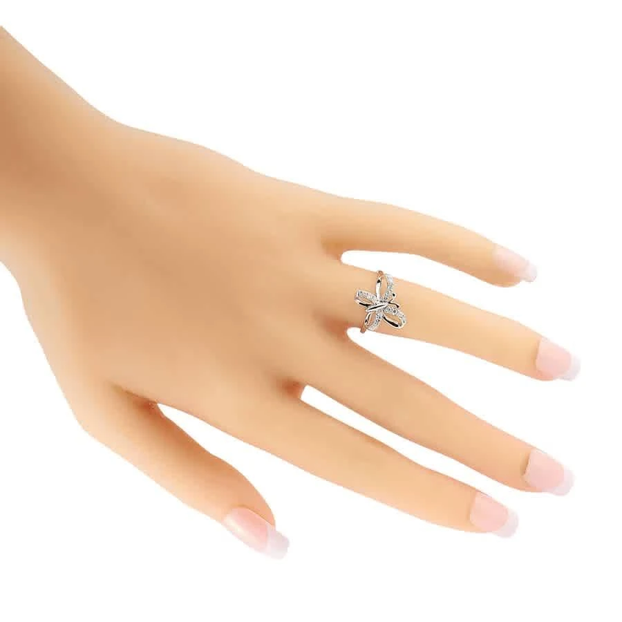 商品LB Exclusive|14K White Gold 0.30 ct Diamond Butterfly Ring,价格¥3459,第3张图片详细描述