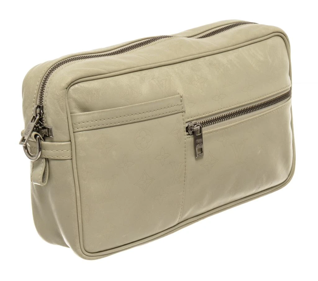 商品[二手商品] Louis Vuitton|Louis Vuitton White Monogram Defile Leather Irvington Shoulder Bag,价格¥5478,第3张图片详细描述