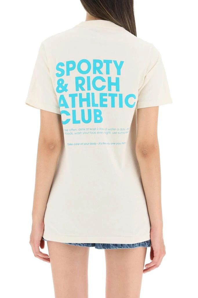 商品Sporty & Rich|Sporty & Rich Slogan Printed Crewneck T-Shirt,价格¥215,第3张图片详细描述