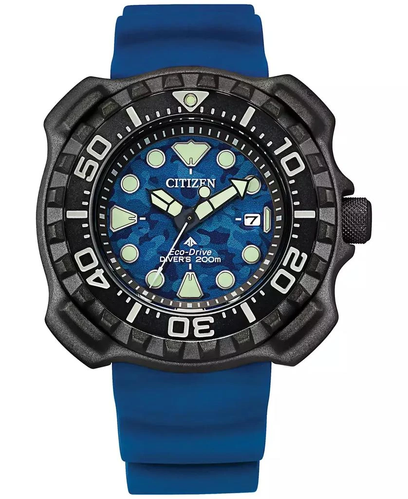 商品Citizen|Eco-Drive Men's Promaster Dive Blue Strap Watch, 47mm,价格¥2479,第1张图片