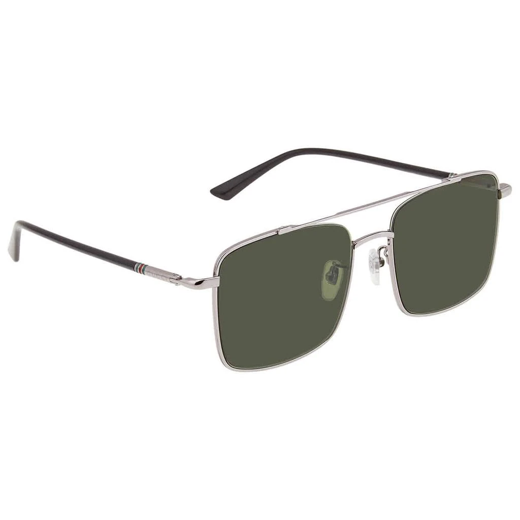 商品Gucci|Gucci Green Pilot Mens Sunglasses GG0610SK-003 56,价格¥1099,第2张图片详细描述