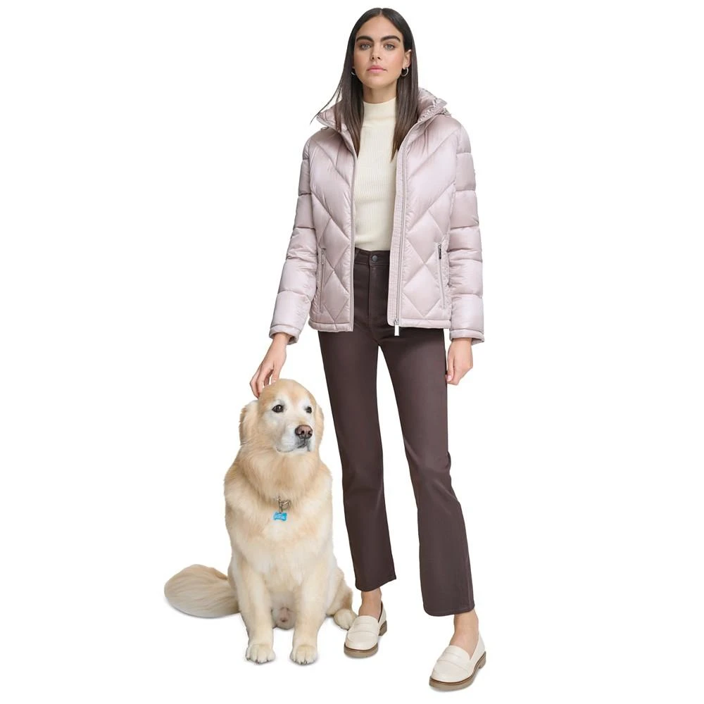 Women's Shine Hooded Packable Puffer Coat, Created for Macy's 商品