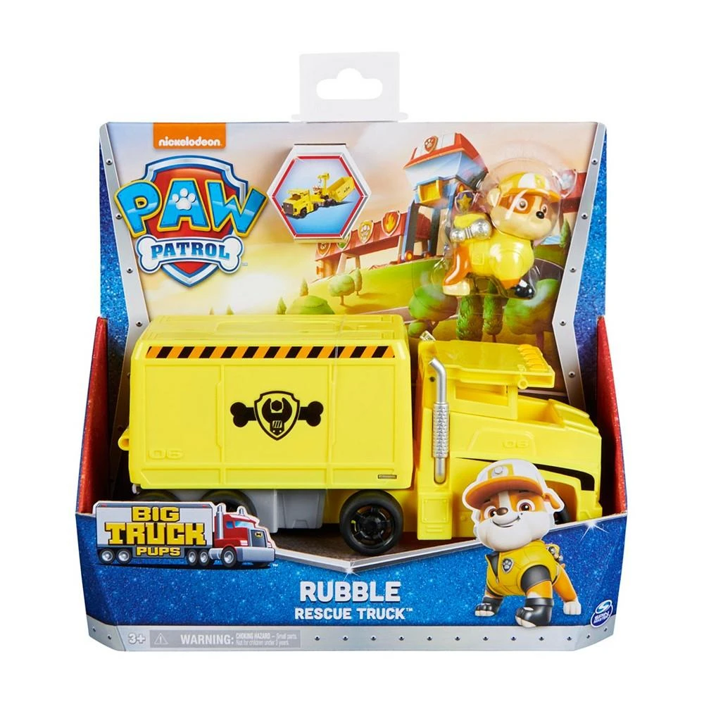 商品Paw Patrol|Big Truck Pup's Rubble Transforming Toy Trucks with Collectible Action Figure,价格¥134,第2张图片详细描述