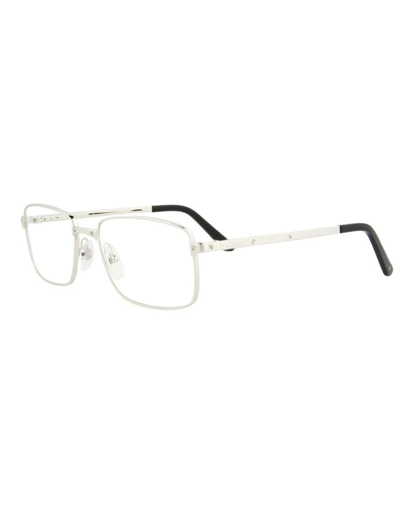 商品Cartier|方形框金属光学镜架,价格¥1788,第2张图片详细描述