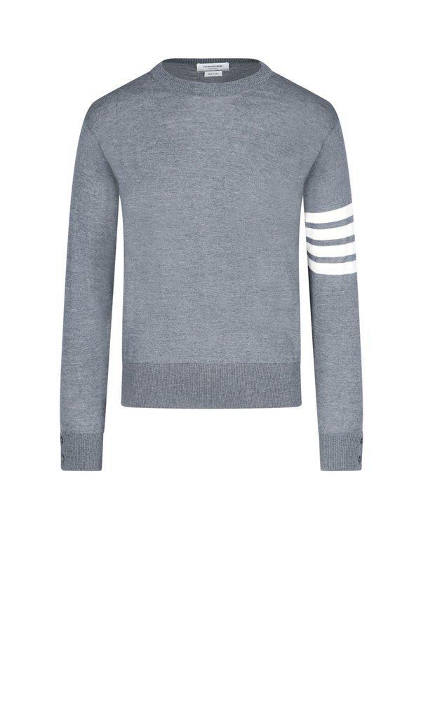 商品Thom Browne|Thom Browne 4-Bar Stripe Sweater,价格¥6220,第1张图片