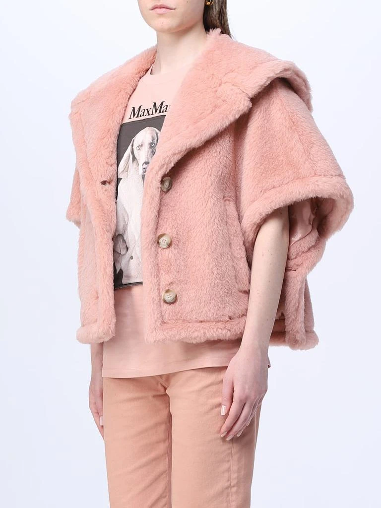 商品Max Mara|Max Mara cape in camel and wool teddy,价格¥10828,第4张图片详细描述