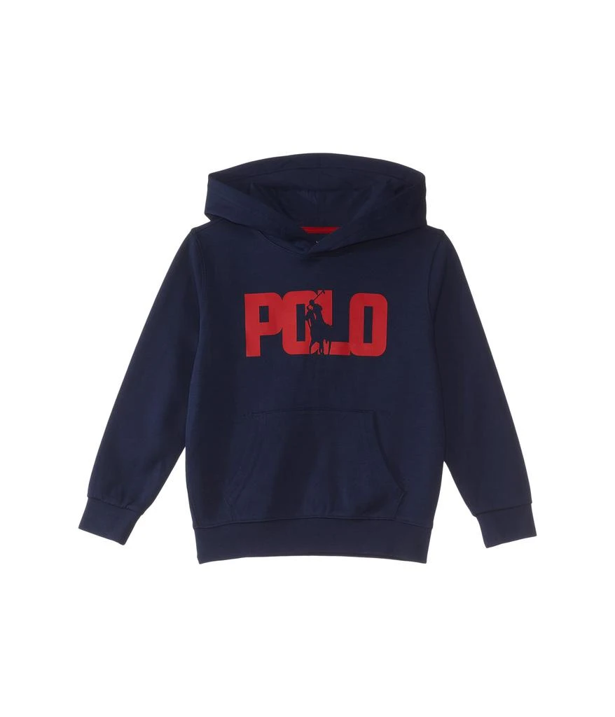 商品Ralph Lauren|Big Pony Logo Double-Knit Hoodie (Toddler/Little Kid)),价格¥182,第1张图片