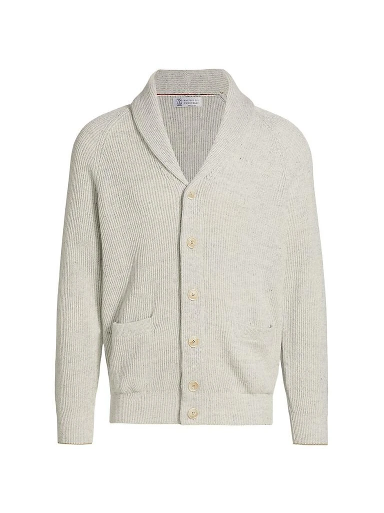 商品Brunello Cucinelli|Cotton-Blend Shawl Cardigan,价格¥14704,第1张图片