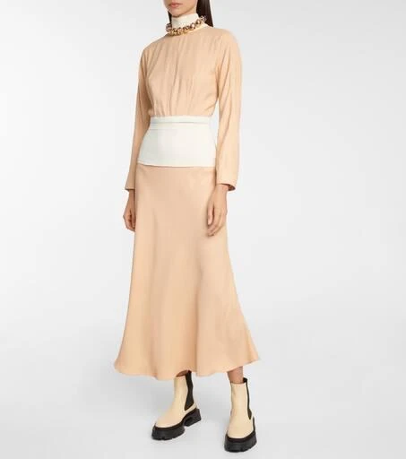 商品Jil Sander|高领针织中长连衣裙,价格¥9010,第2张图片详细描述