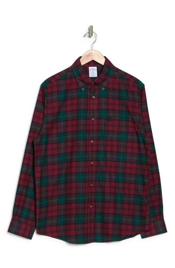 商品Brooks Brothers|Sport Fit Tartan Long Sleeve Shirt,价格¥413,第3张图片详细描述