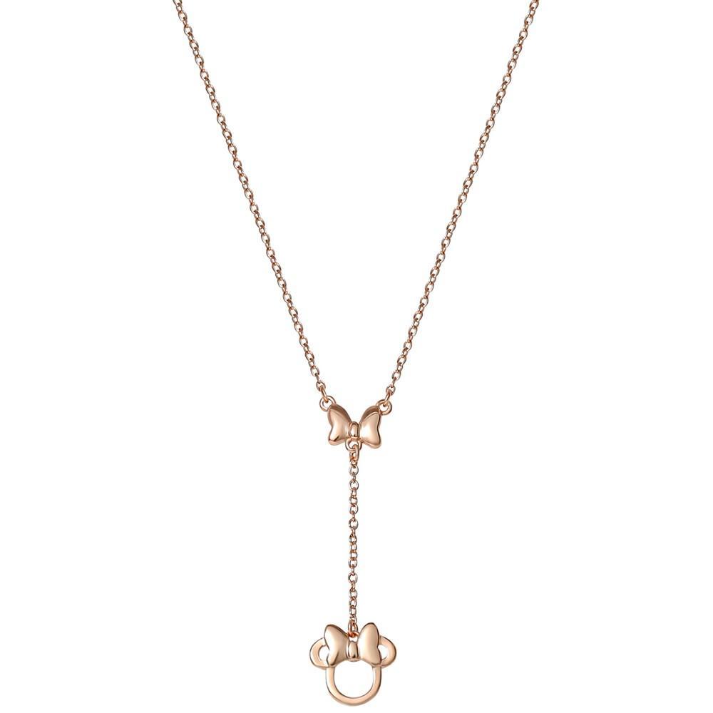 商品Disney|Minnie Mouse 18" Lariat Necklace in 18k Rose Gold-Plated Sterling Silver,价格¥665,第5张图片详细描述