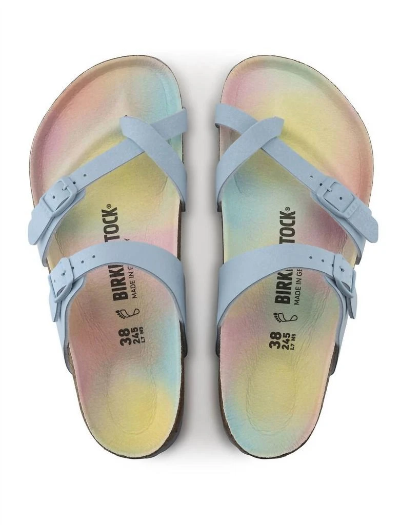 商品Birkenstock|Mayari Vegan Slide in Ombre Sky Blue,价格¥708,第3张图片详细描述