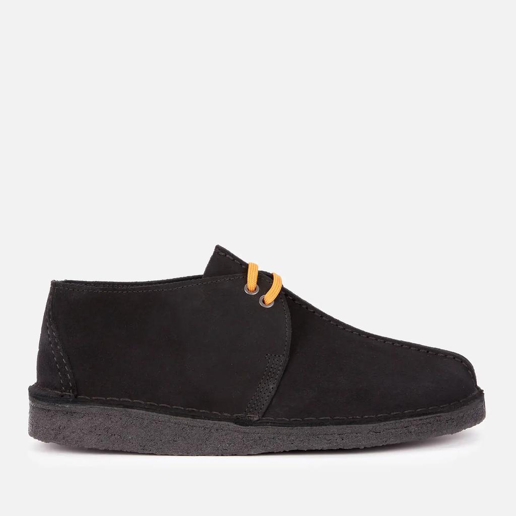 商品Clarks|Clarks Originals Men's Desert Trek Suede Shoes - Black,价格¥955,第1张图片