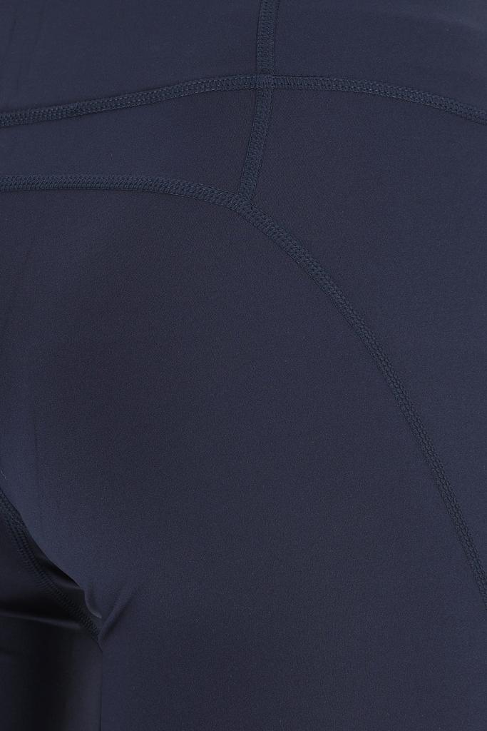 Blue stretch nylon leggings商品第2张图片规格展示