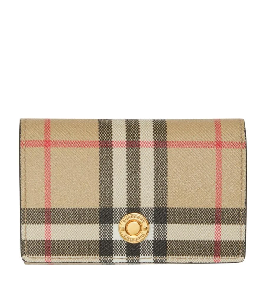 商品Burberry|Vintage Check Folding Wallet,价格¥3697,第1张图片