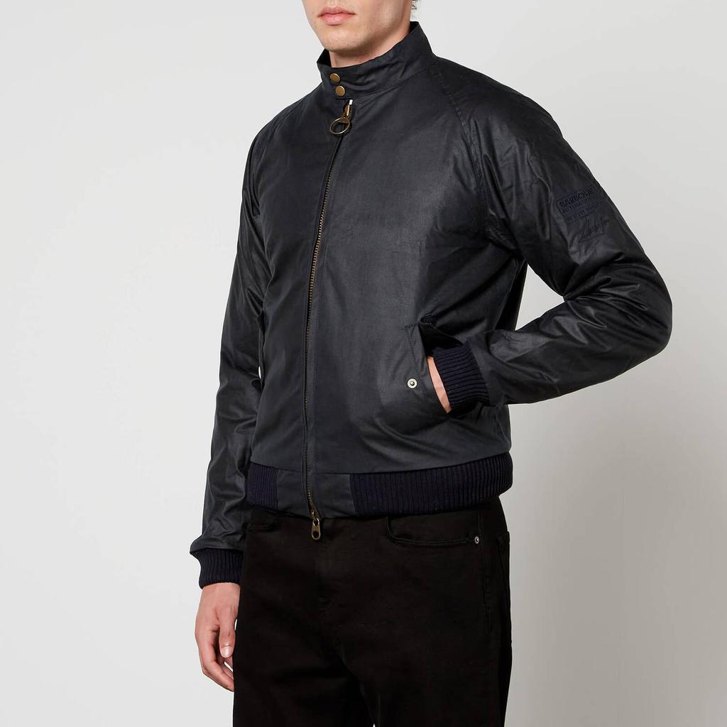 Barbour International X Steve McQueen Merchant Waxed-Cotton Jacket商品第1张图片规格展示