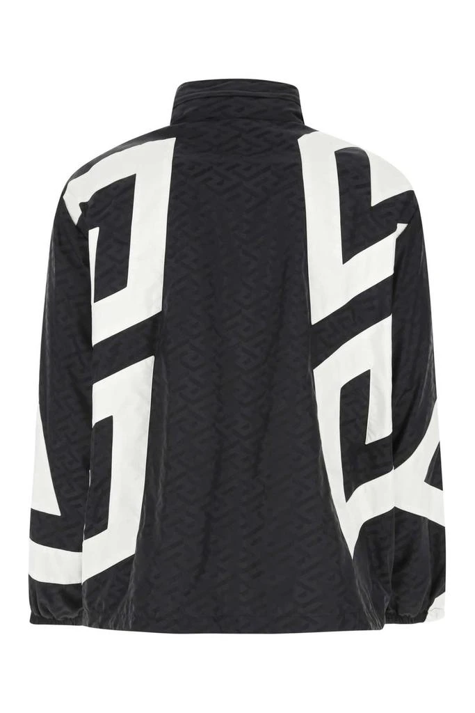商品Versace|Versace Logo Printed Zip-Up Jacket,价格¥6320,第2张图片详细描述
