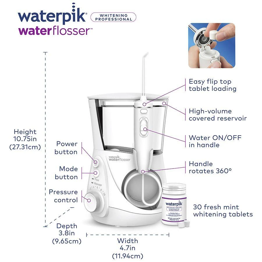 Waterpik 亮白系列洗牙器 WF-05 商品