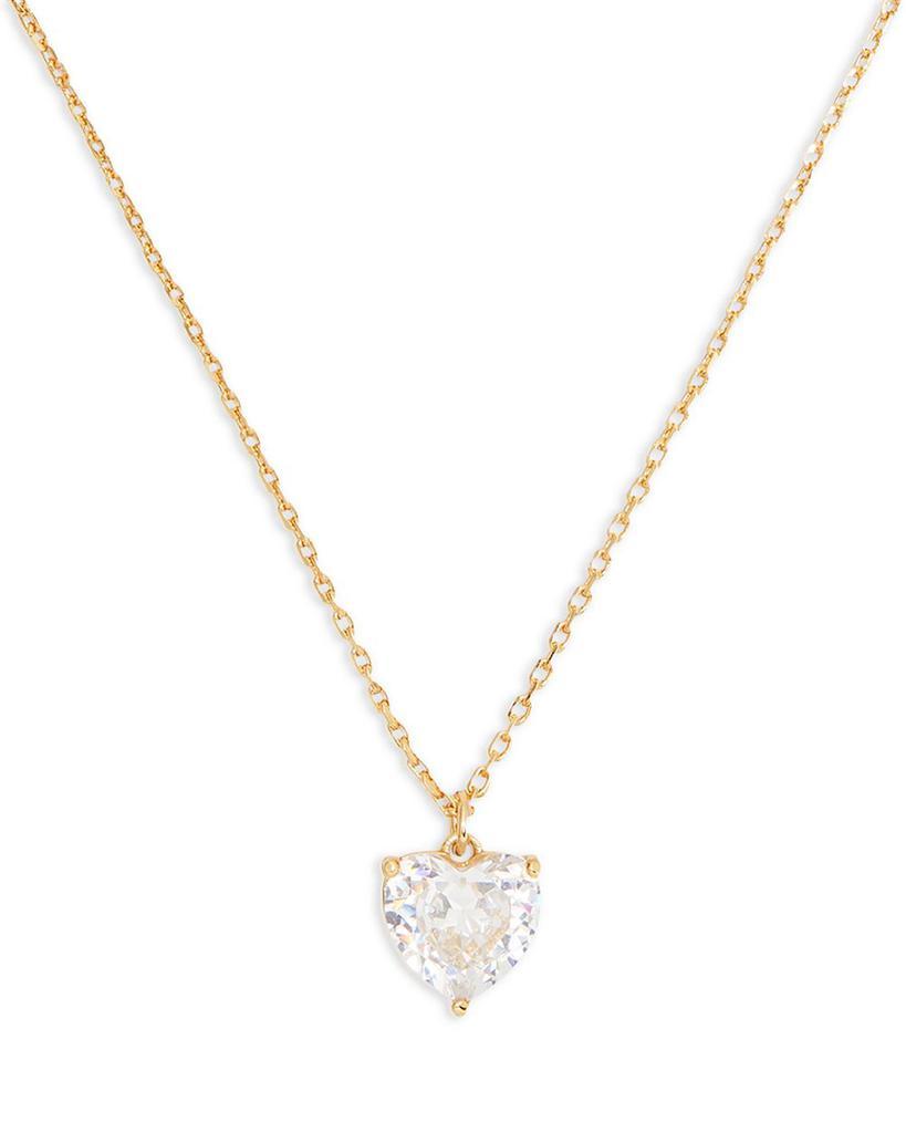商品Kate Spade|My Love April Birthstone Heart Pendant Necklace, 16"-19",价格¥382,第1张图片