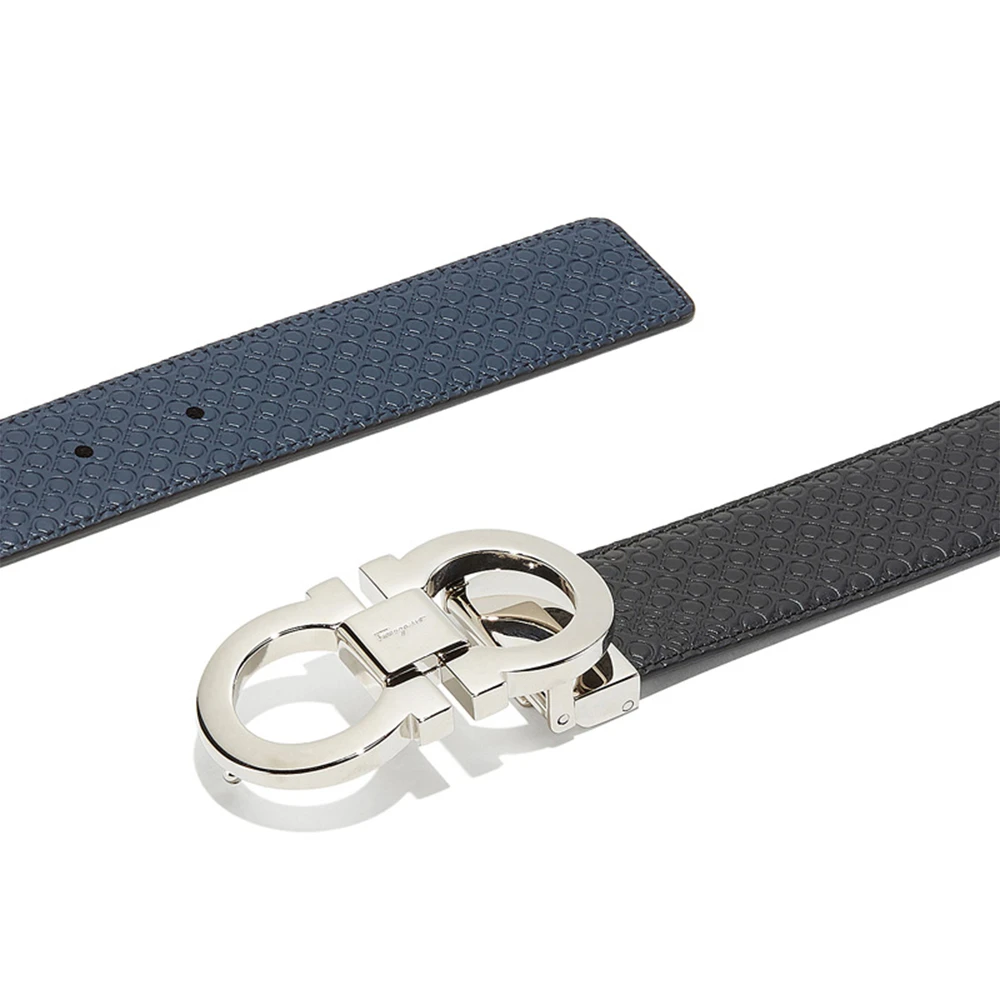 SALVATORE FERRAGAMO 黑色男士腰带 67-9535-714462 商品