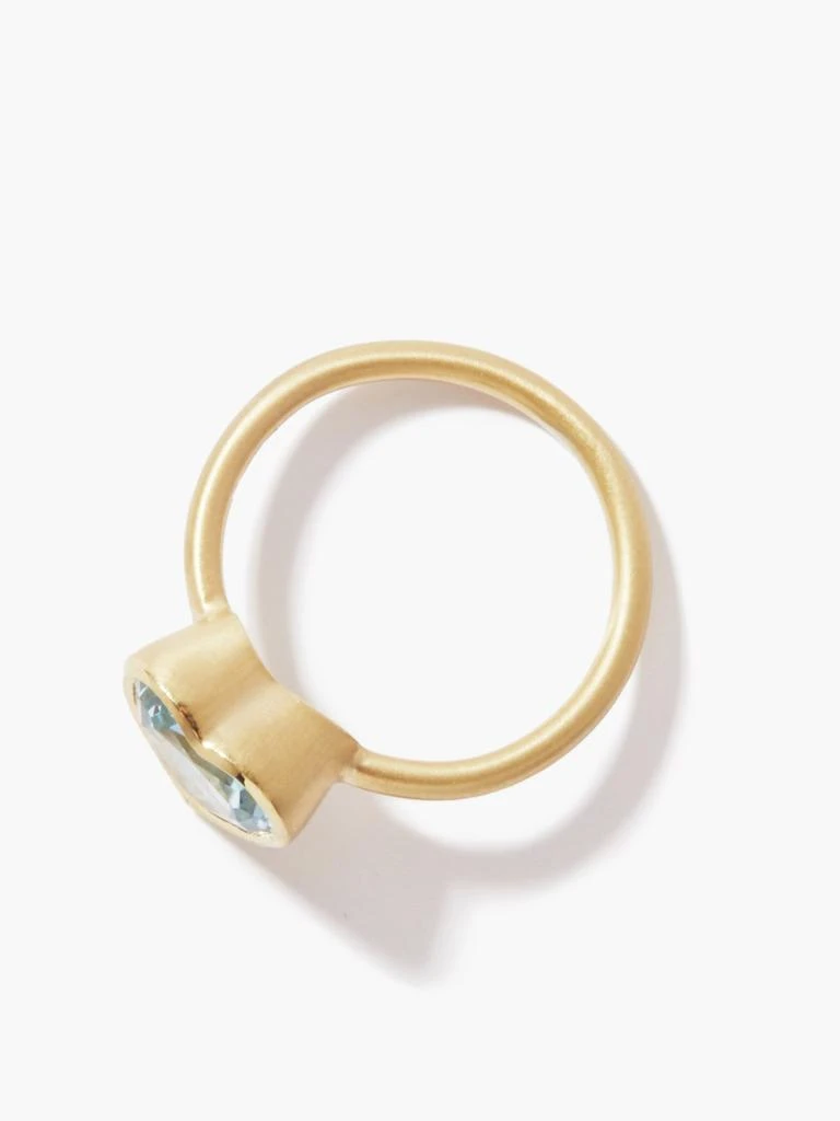 商品Irene Neuwirth|Love aquamarine & 18kt gold ring,价格¥35252,第4张图片详细描述