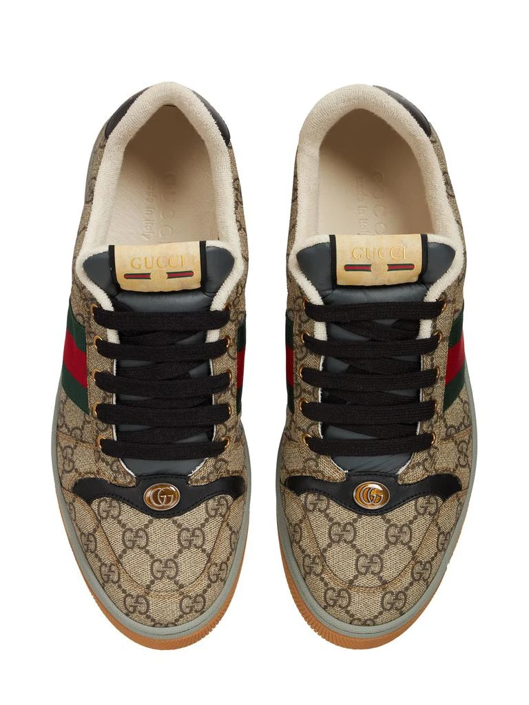 商品Gucci|Screener Gg Supreme Canvas Sneakers,价格¥7830,第4张图片详细描述