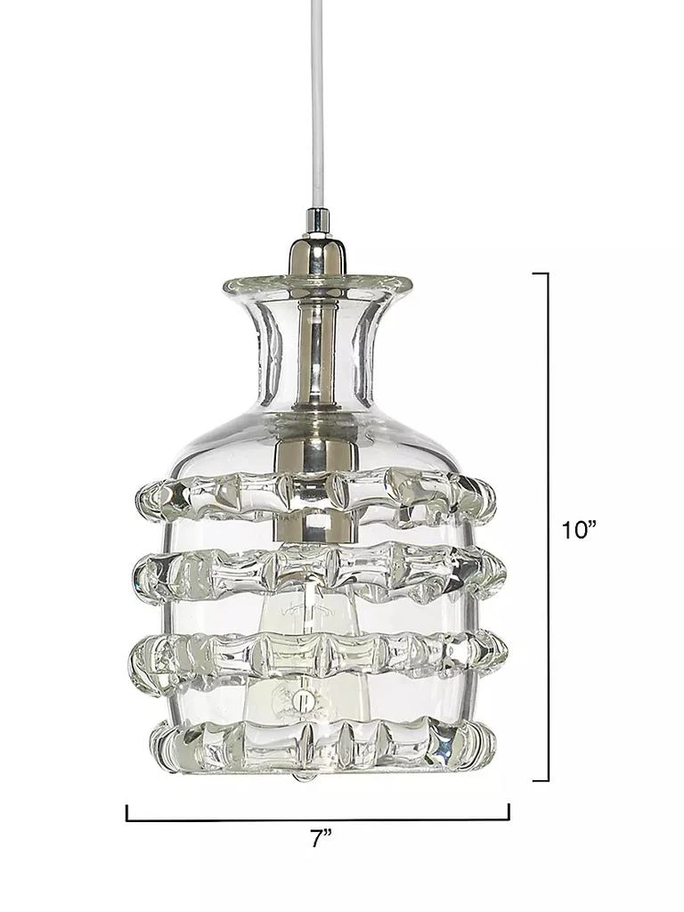 商品Jamie Young Co.|Small Ribbon Glass Pendant Lamp,价格¥2155,第2张图片详细描述