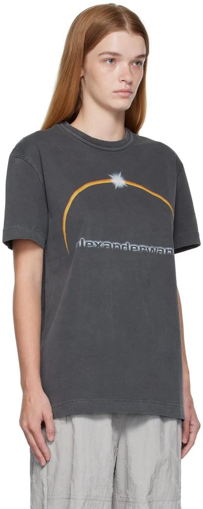 商品Alexander Wang|Gray Graphic T-Shirt,价格¥890,第2张图片详细描述