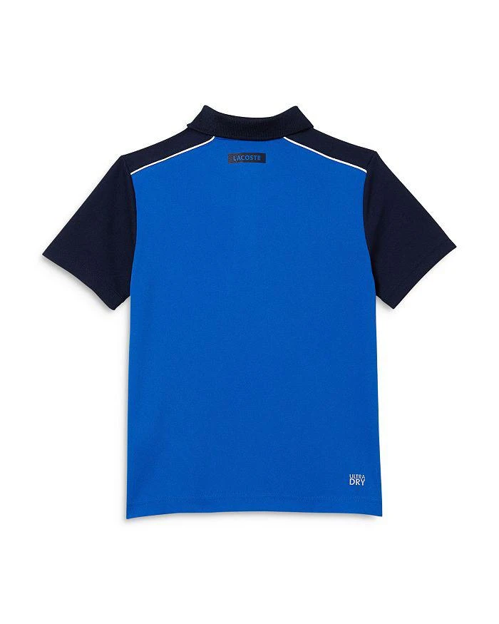 商品Lacoste|Boys' Color Block Piqué Performance Tennis Polo Shirt -  Little Kid, Big Kid,价格¥365,第2张图片详细描述