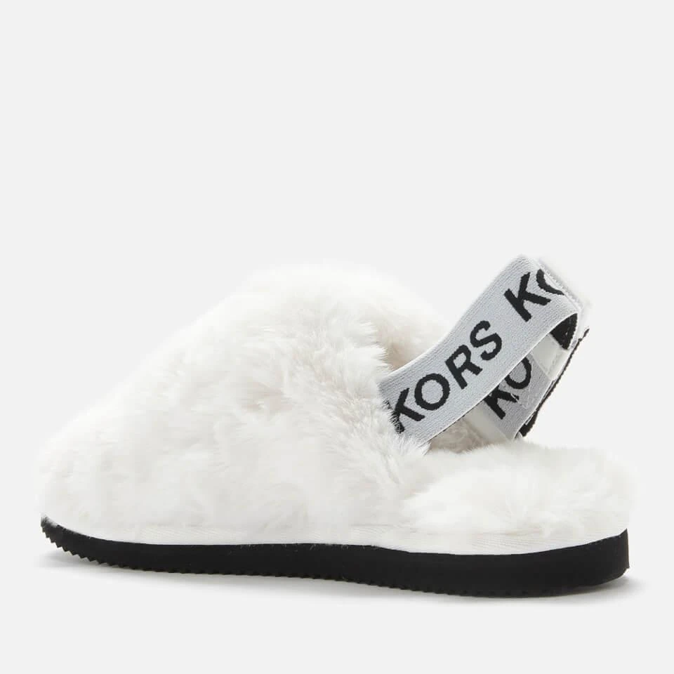 商品Michael Kors|MICHAEL MICHAEL KORS WOMEN'S ELSIE SLIPPERS - OPTIC WHITE,价格¥284,第2张图片详细描述