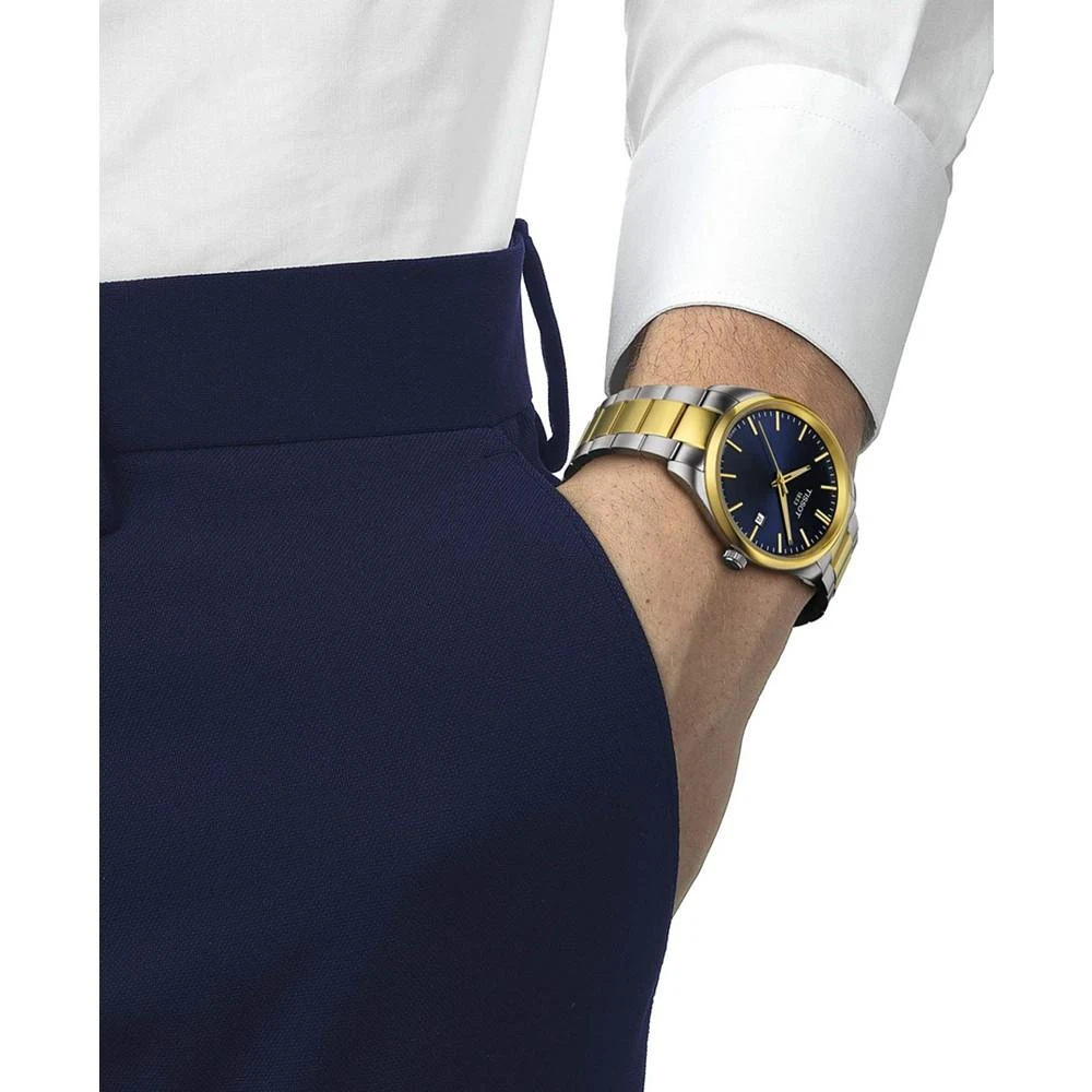 商品Tissot|Men's Swiss PR 100 Two-Tone Stainless Steel Bracelet Watch 40mm,价格¥2824,第5张图片详细描述