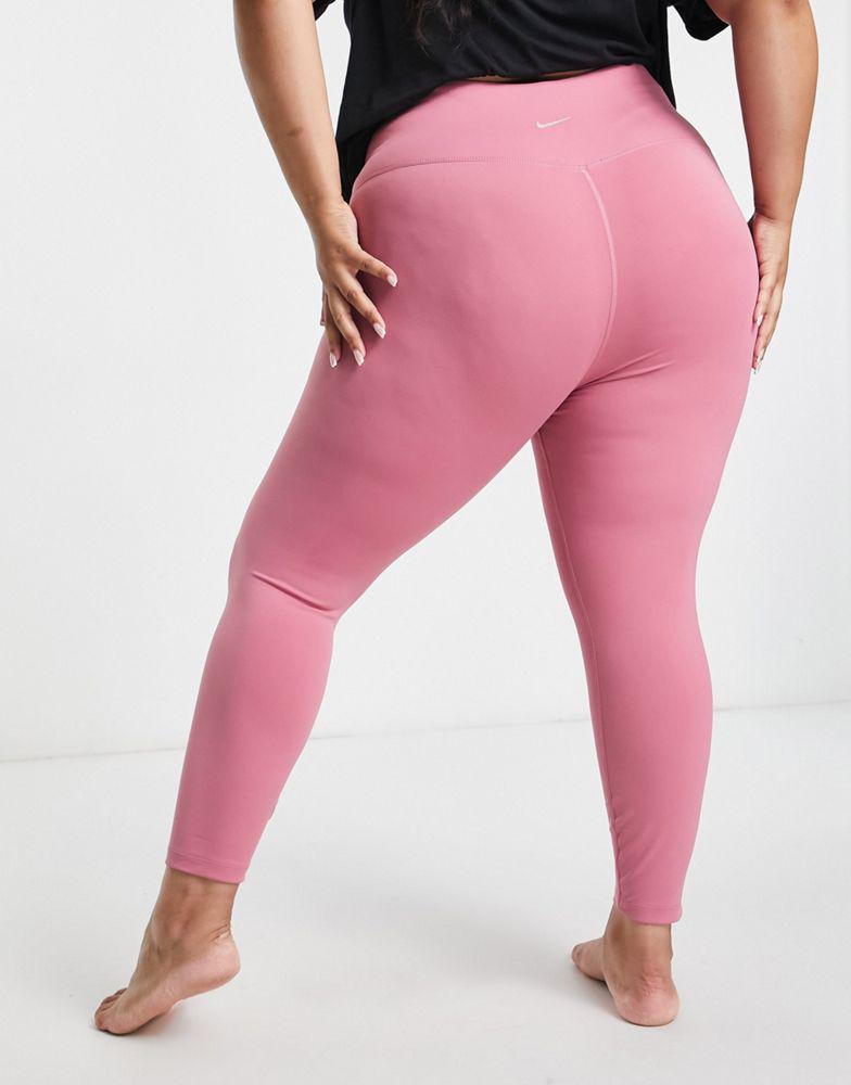 Nike Yoga Plus Dri-FIT high rise 7/8 leggings in pink商品第2张图片规格展示