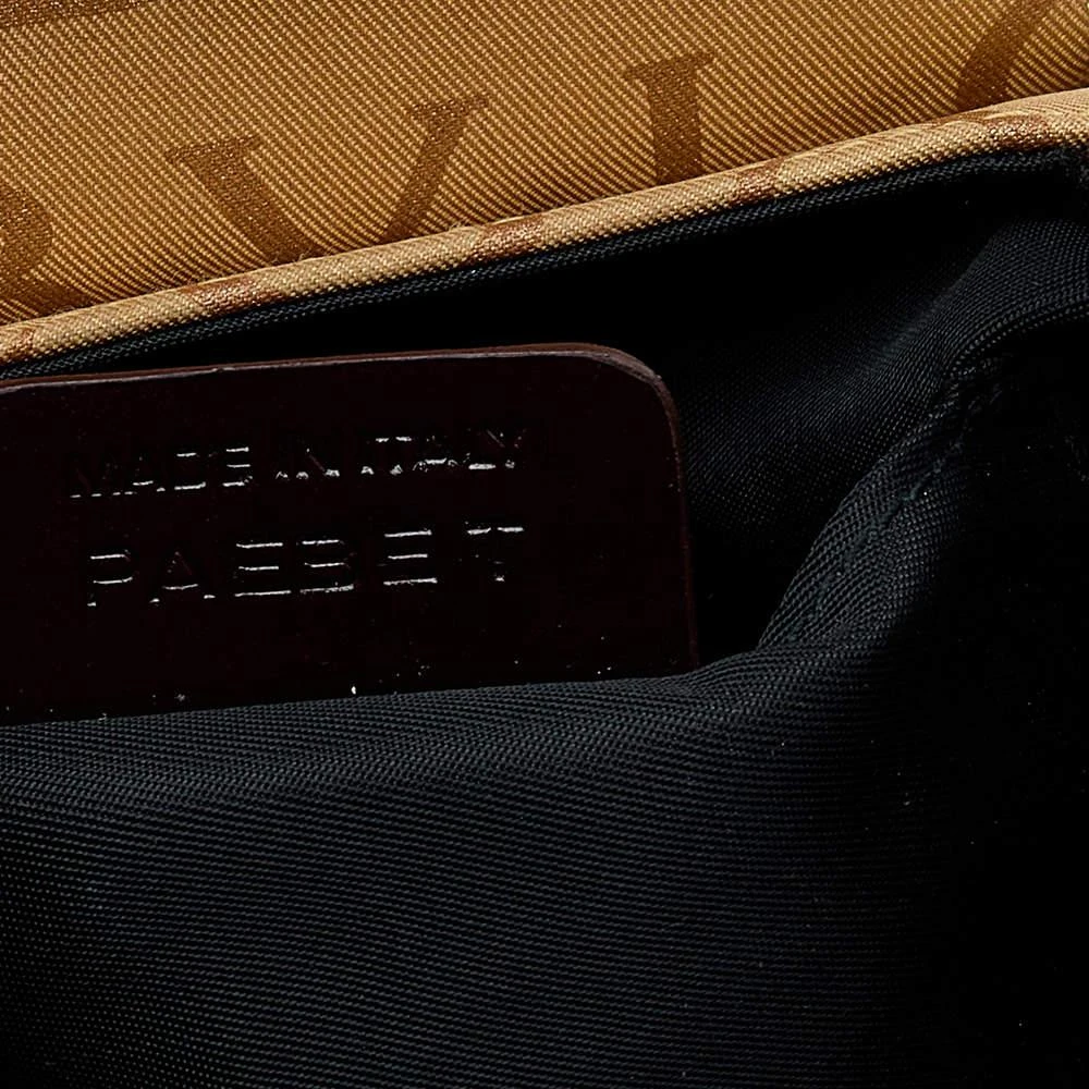 Bvlgari Beige/Brown Canvas And Leather Cylinder Bag 商品