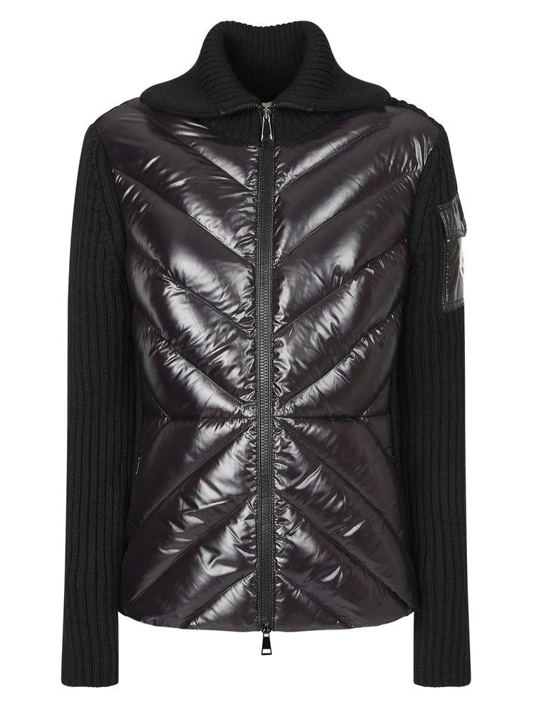 商品Moncler|Moncler Chevron Quilted Cardigan Jacket,价格¥4138,第1张图片