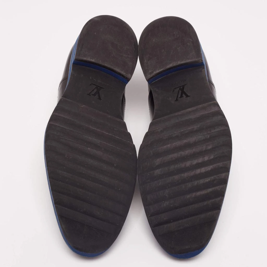 Louis Vuitton Black Leather Cap Toe Lace Up Derby Size 42.5 商品