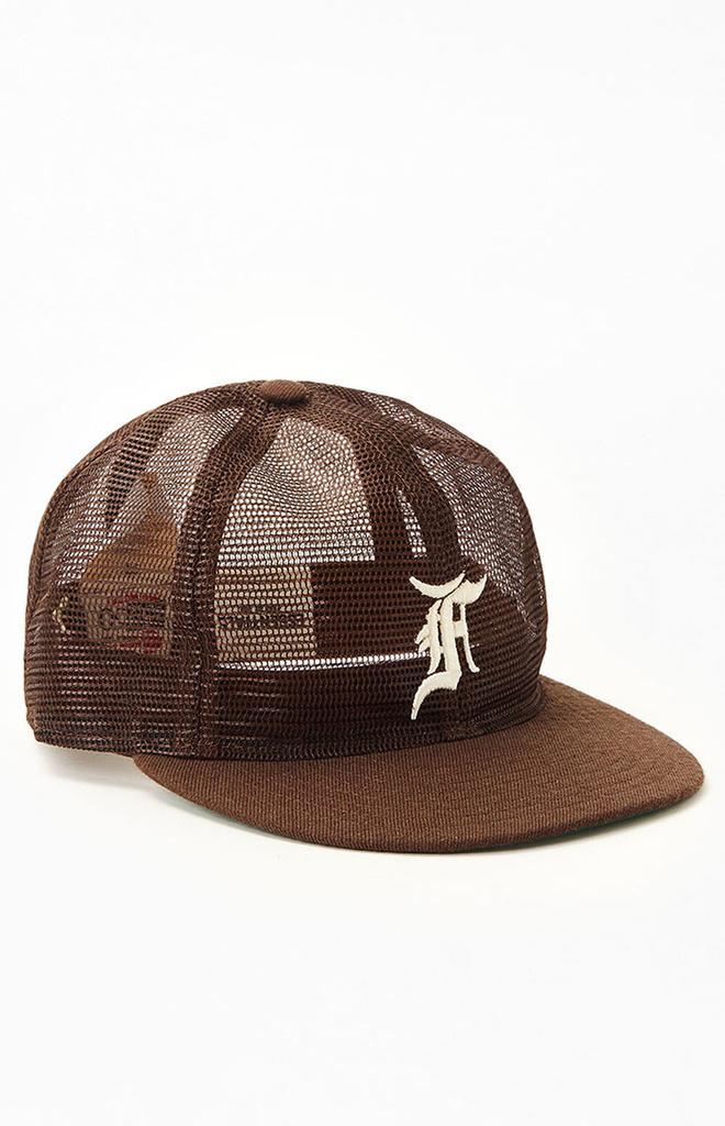x New Era Brown Mesh 59Fifty Hat商品第1张图片规格展示