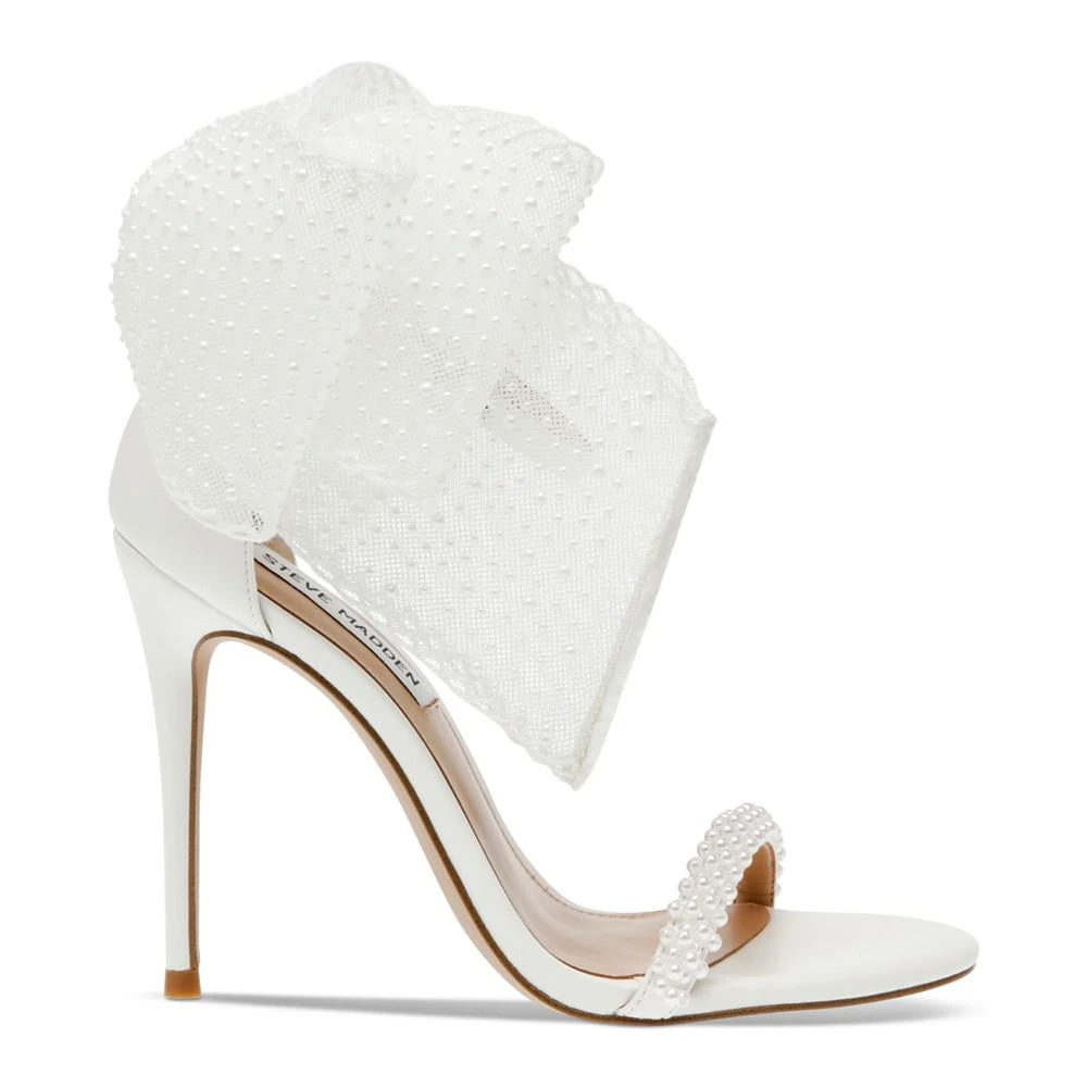 商品Steve Madden|Women's Benni Embellished Bow Dress Sandals,价格¥947,第2张图片详细描述