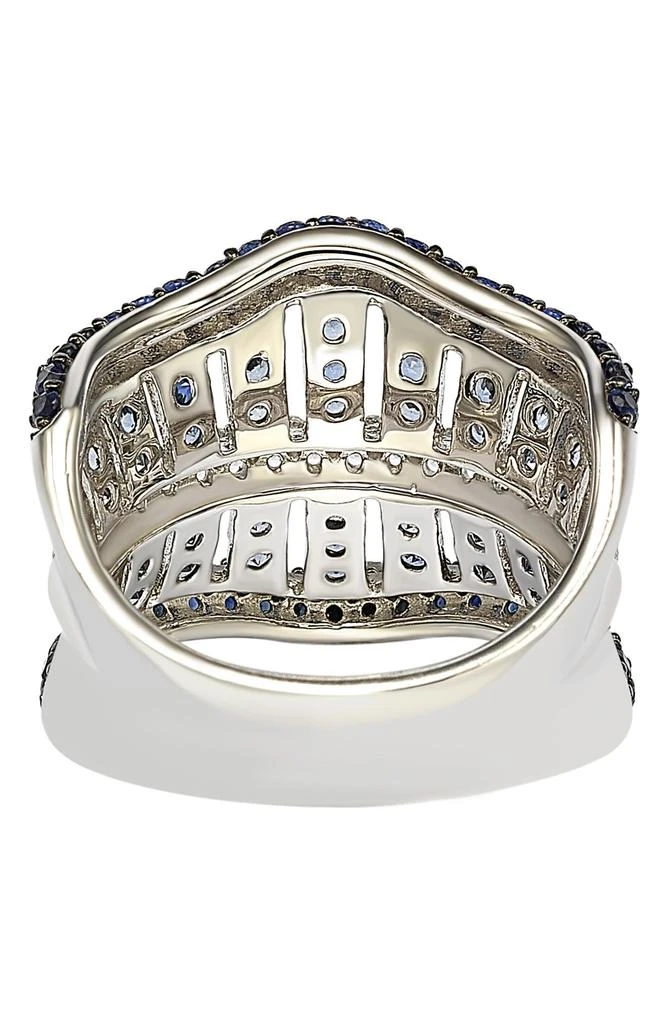 商品Suzy Levian|Sterling Silver & Sapphire Gladiator Ring,价格¥3150,第2张图片详细描述