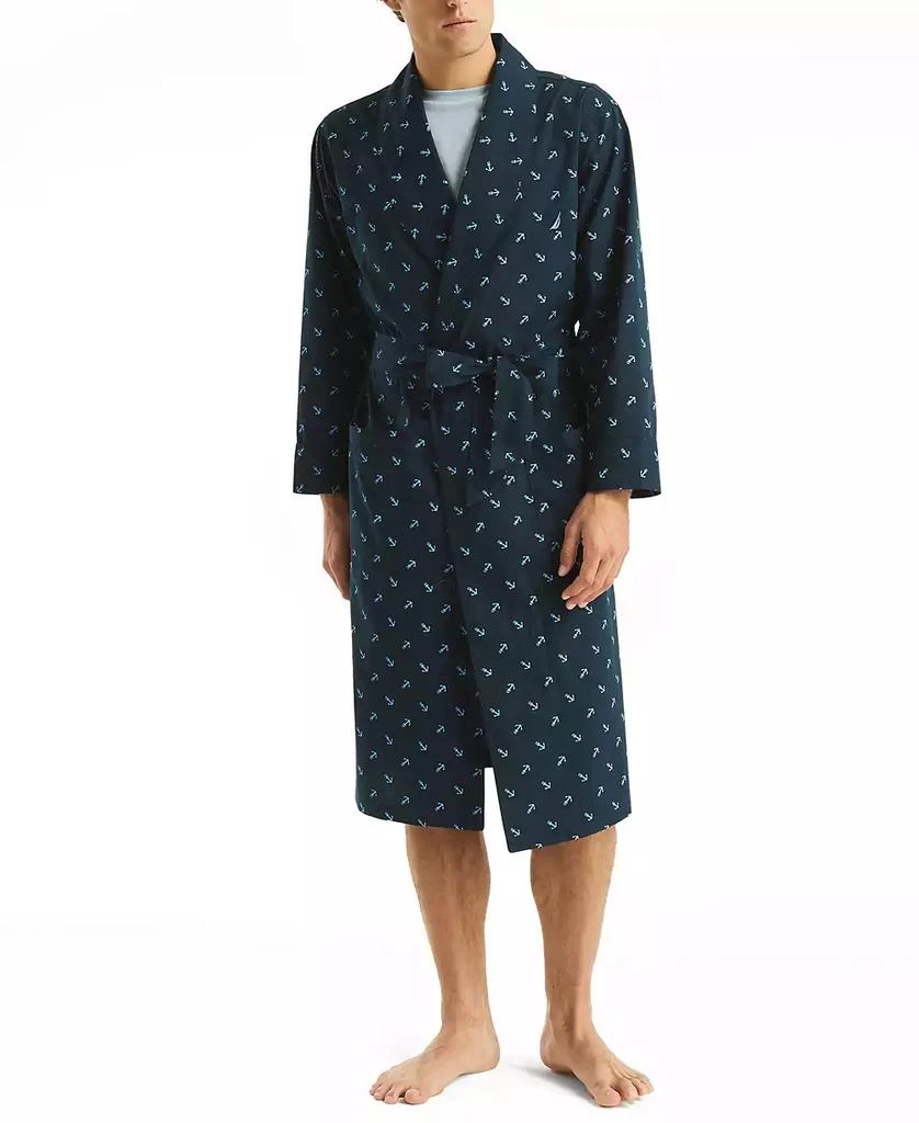 商品Nautica|Men's Crafted Printed Robe,价格¥243,第1张图片