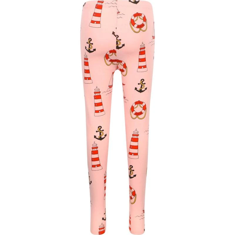 商品Mini Rodini|Lighthouse print leggings in pink,价格¥339,第2张图片详细描述