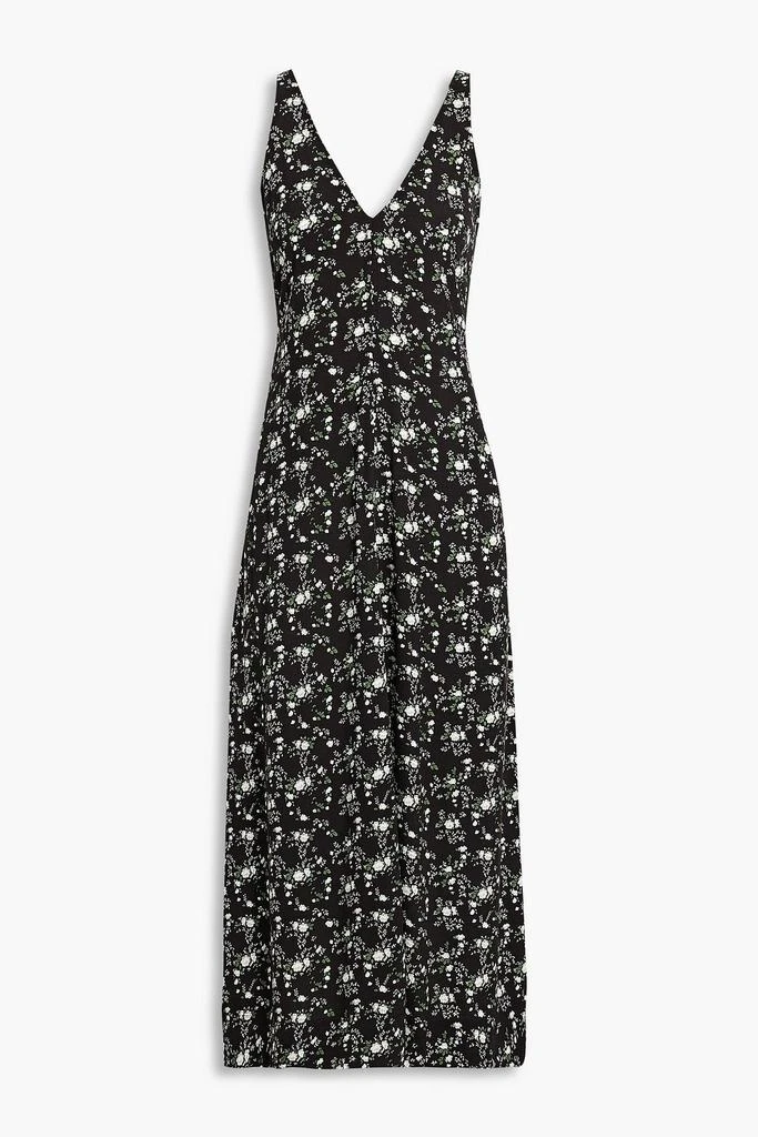 商品Ganni|Floral-print gauze midi dress,价格¥832,第3张图片详细描述