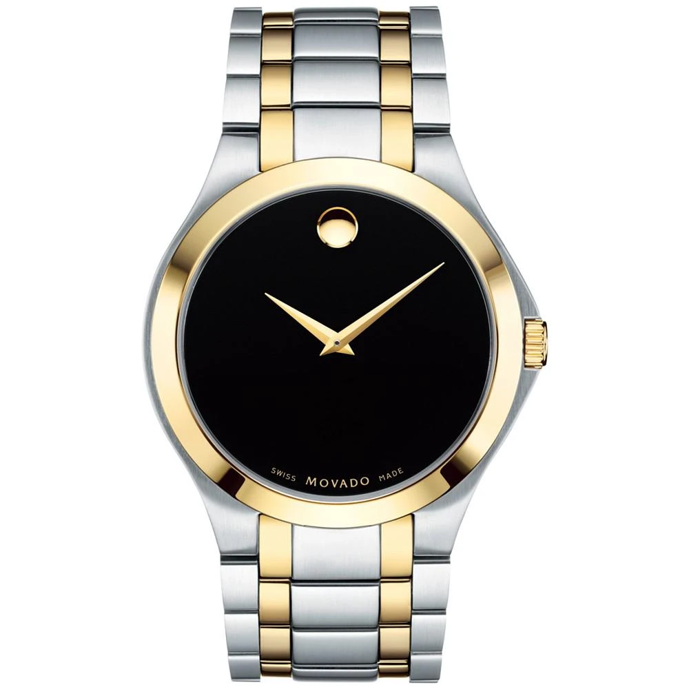 商品Movado|双色不锈钢男士腕表, 40mm - 独家贩售,价格¥8846,第1张图片