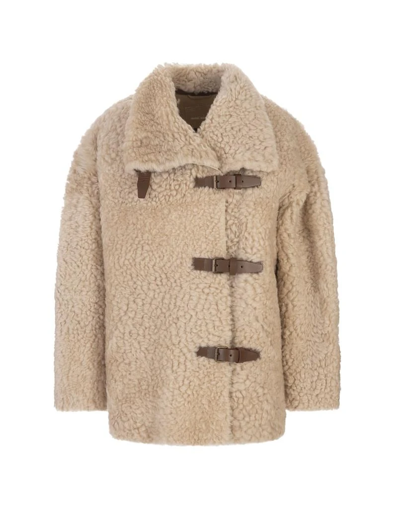 商品Isabel Marant|Isabel Marant Woman Bealila Coat In Beige Shearling,价格¥24027,第1张图片