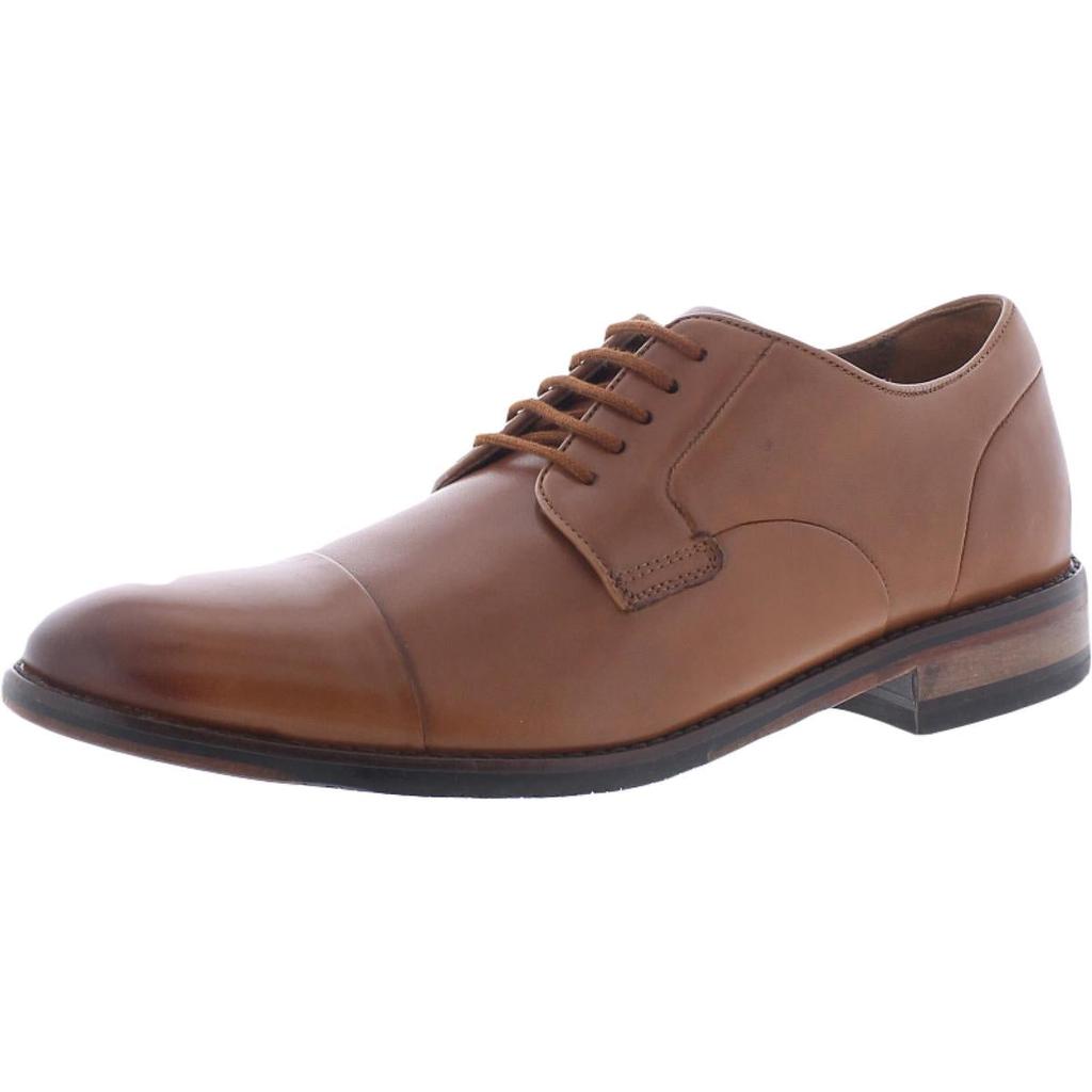 Bostonian Mens Treymore Cap Leather Durable Cap Toe Oxfords商品第1张图片规格展示