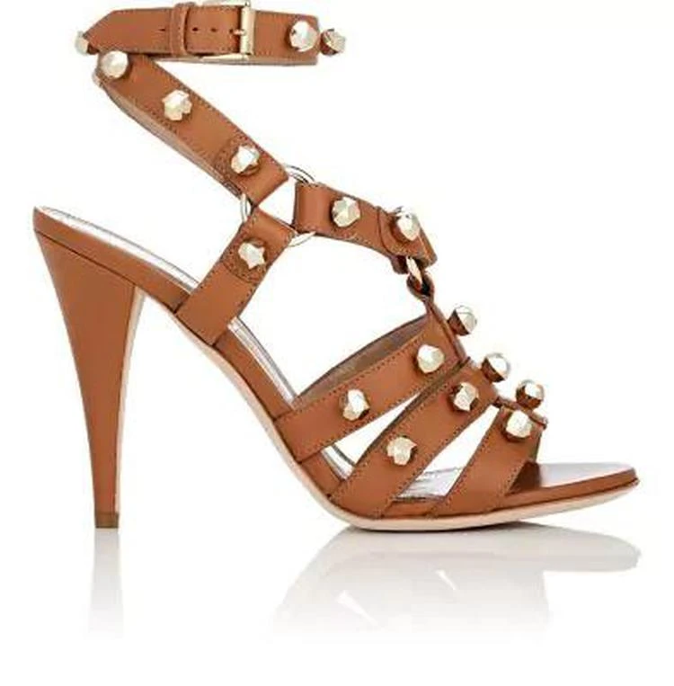 商品Alberta Ferretti|Studded Leather Sandals,价格¥2895,第1张图片