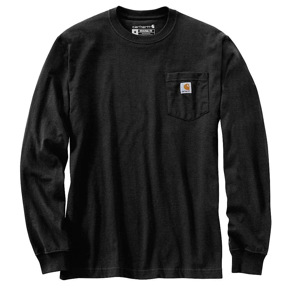 商品Carhartt|Carhartt Men's Loose Fit Heavyweight LS Pocket Script Graphic T-Shirt,价格¥247,第1张图片