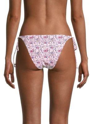 商品Ganni|Floral String Bikini Bottom,价格¥198,第2张图片详细描述
